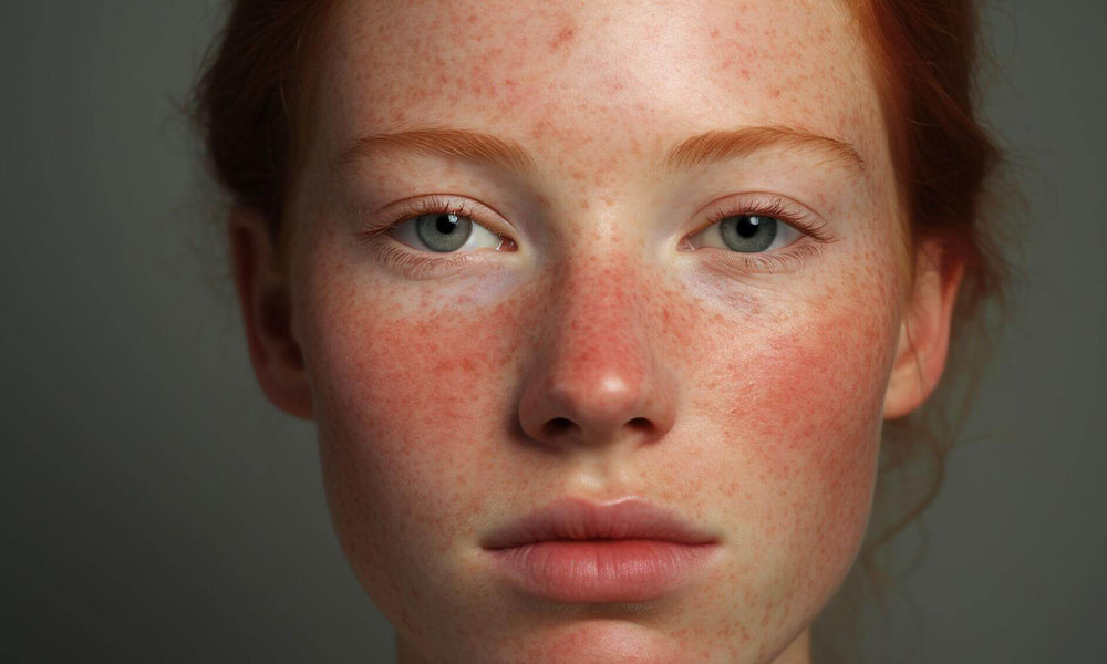 Gezicht Couperose en Rosacea Behandeling